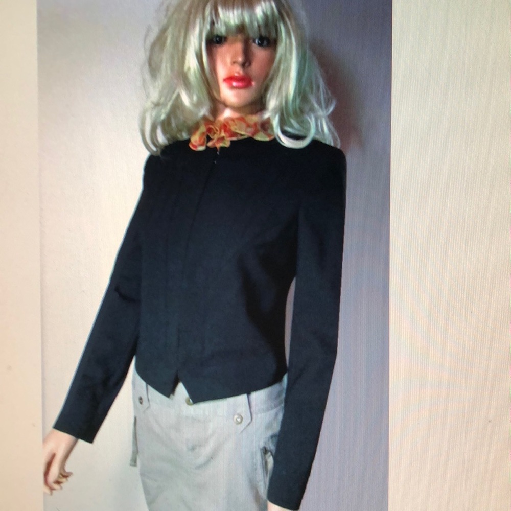 Victoria's Secret  Fully Lined Short Black Blazer